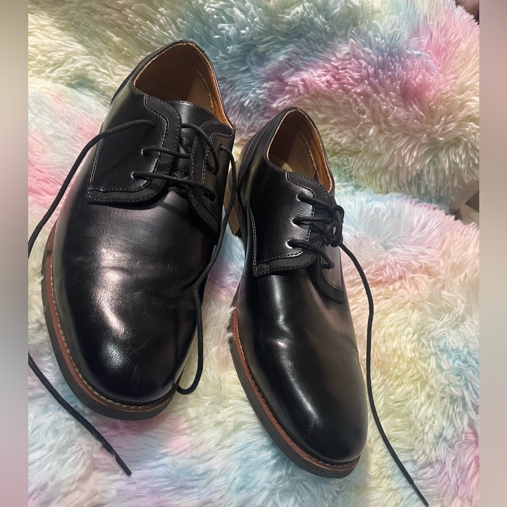 Classic Black Leather Men's Shoes